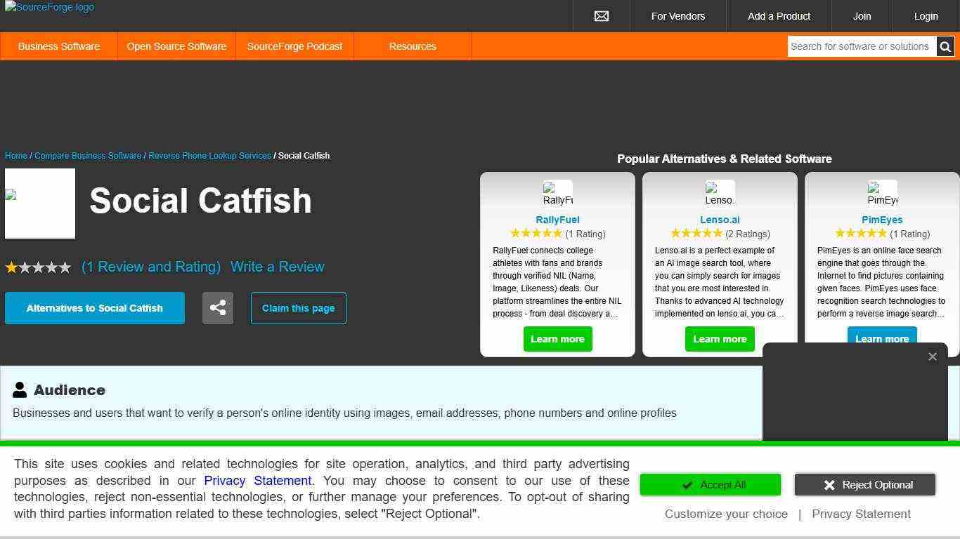 Social Catfish Reviews in 2026